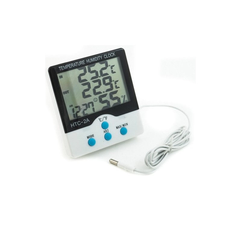 Termometro Digitale orologio igrometro con sonda