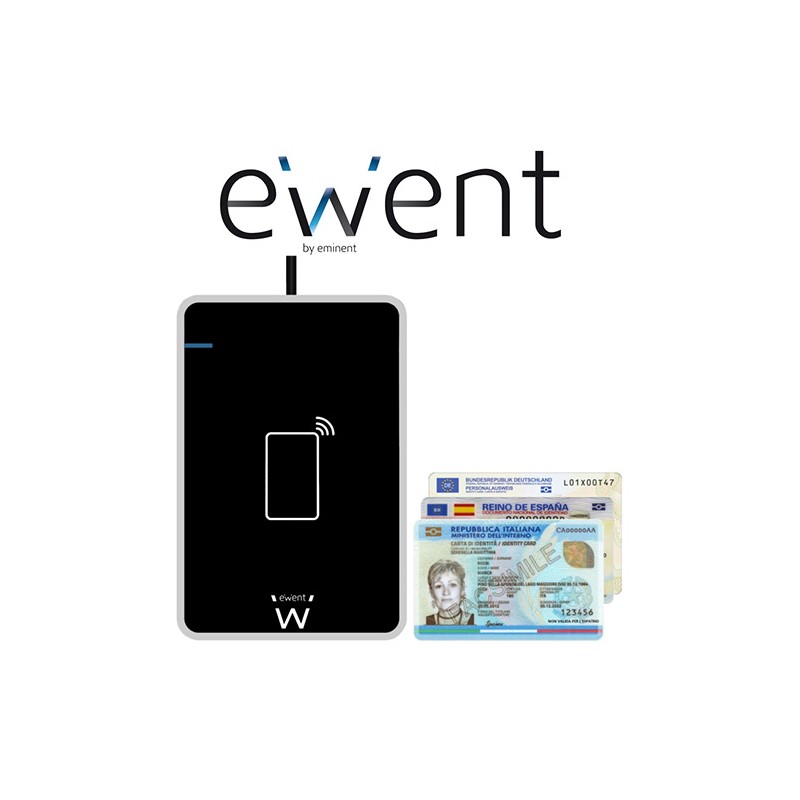 LETTORE NFC SMART CARD EWENT EW1053 TESSERA SANITARIA CARTA IDENTITÀ CIE 3.0  8052101430806