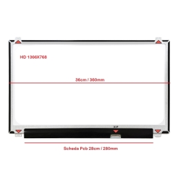 Display Slim LED 15,6" 30...